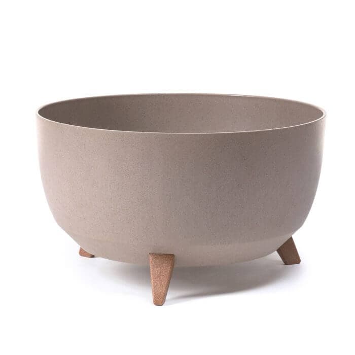 Pot De Fleur Sur Pied Roma Ecologique Diametre 47Cm Couleur Creme