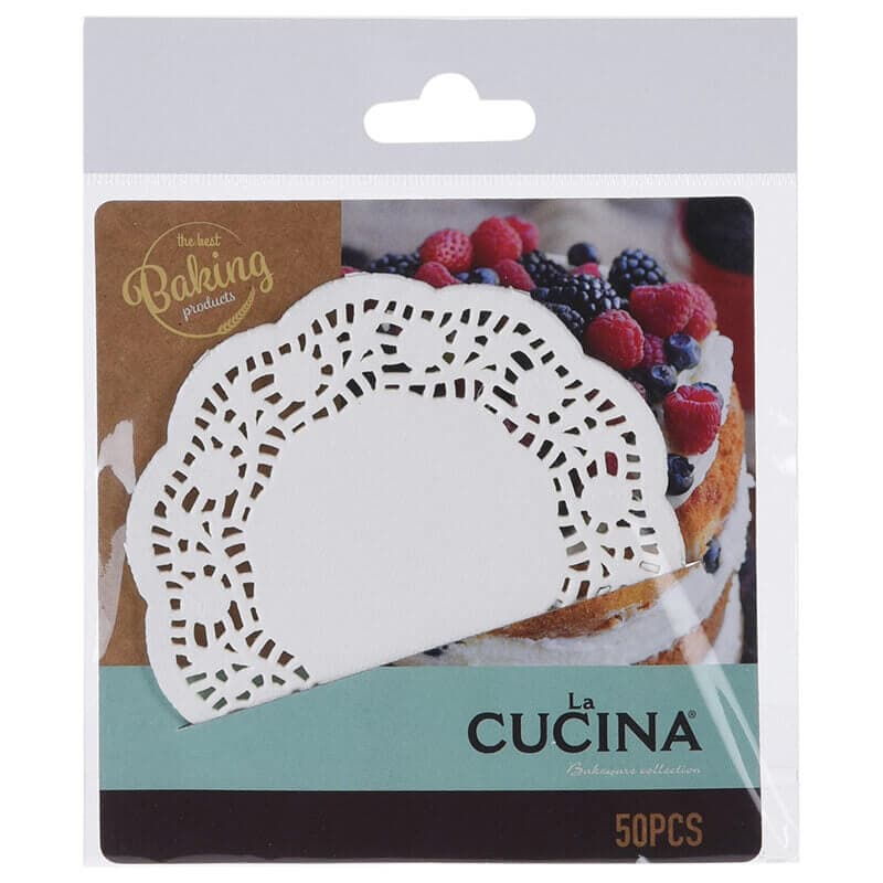 Bordure de gâteau en papier perforé 10cm 50 pieces