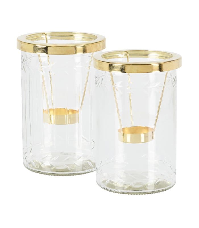 Porte-Bougie En Verre