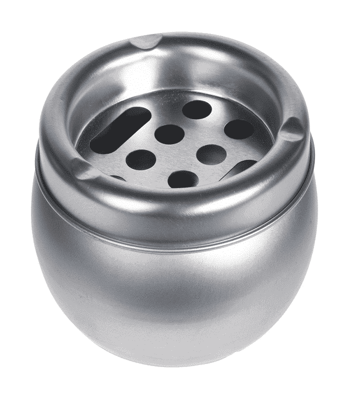 Cendrier aluminium 10×5,5 cm