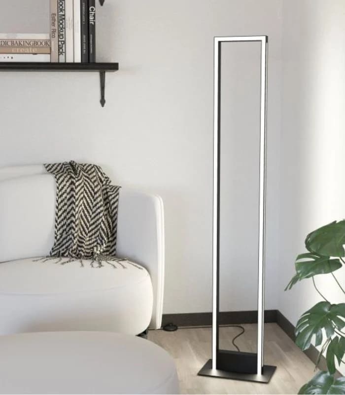 Lampadaire SALVILANAS-Z 130,5x20x3,5 cm noir