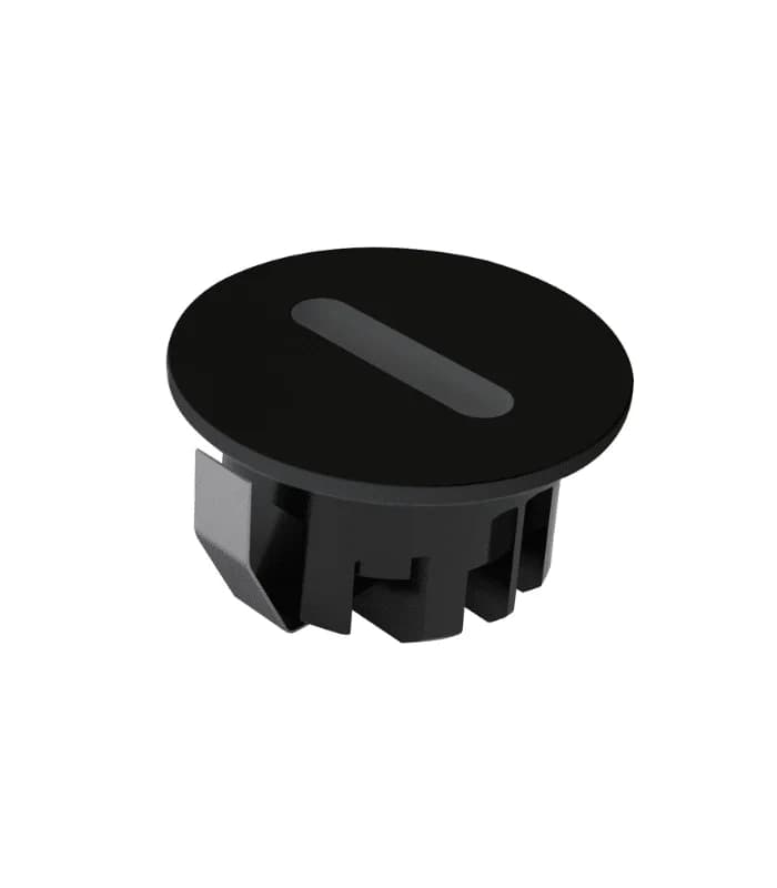 Balisage LED ROND 3w noir 3000k IP65 42mm