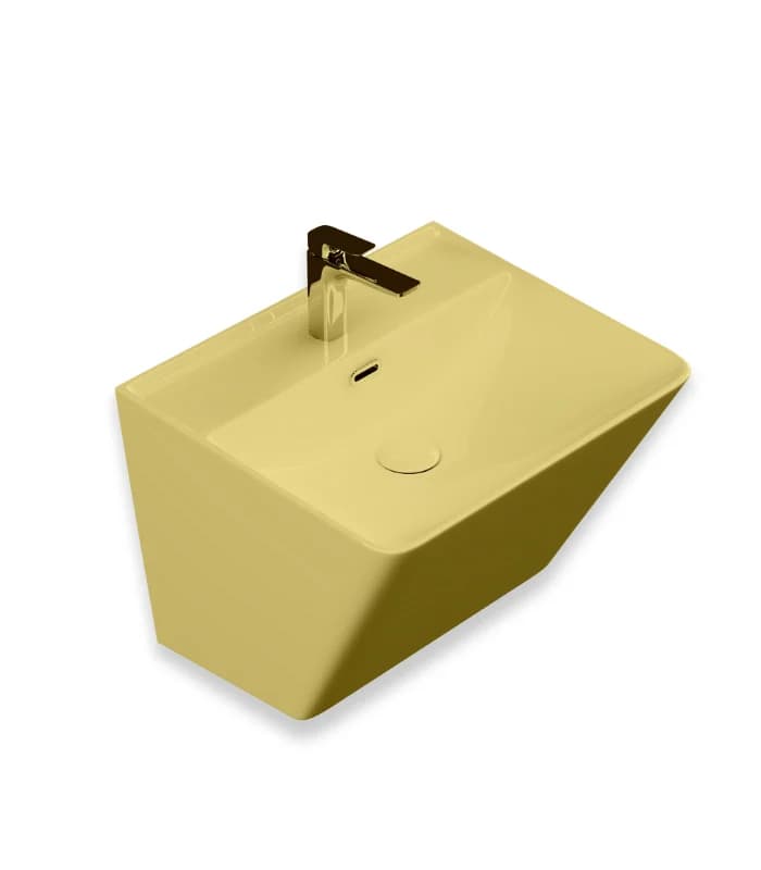 Lavabo Monobloc Citron Quartz 51X40X35,5Cm