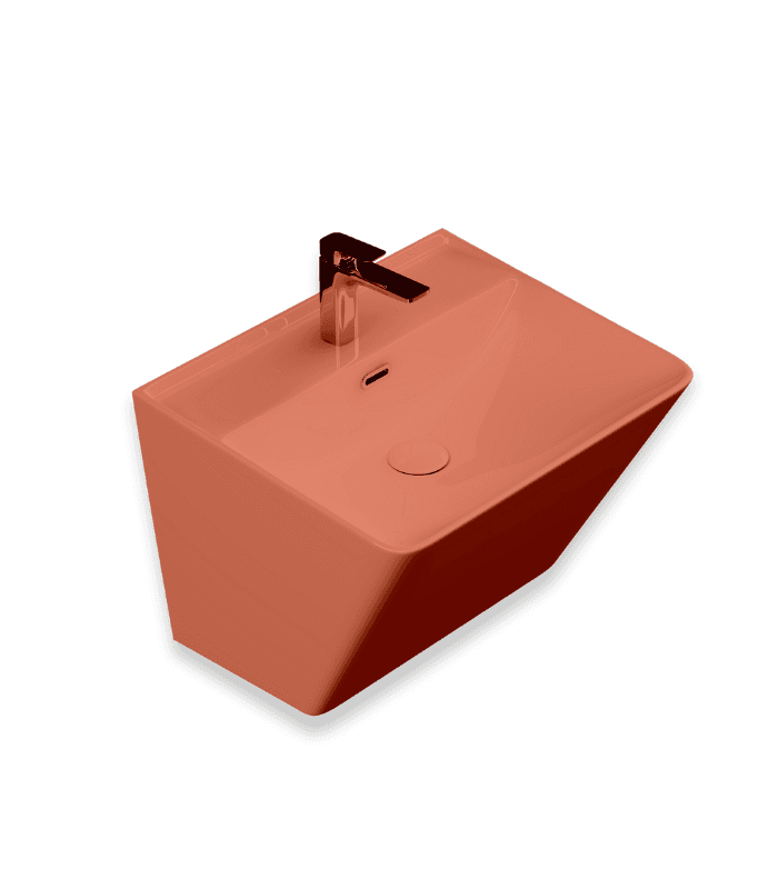 Lavabo Monobloc Orange Quartz 51X40X35,5Cm