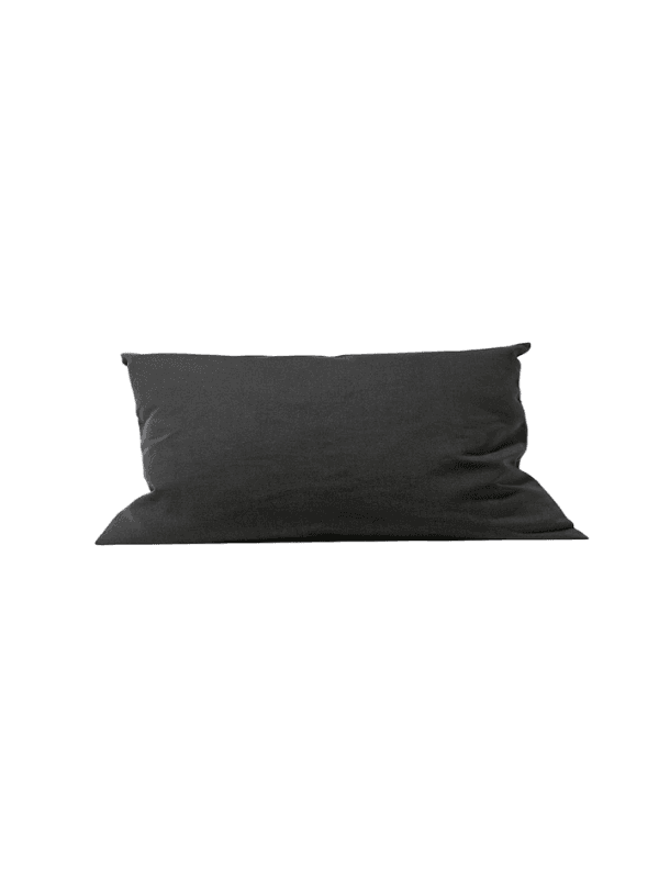 Coussin rempli de fibre anthracite 30 x 50 cm