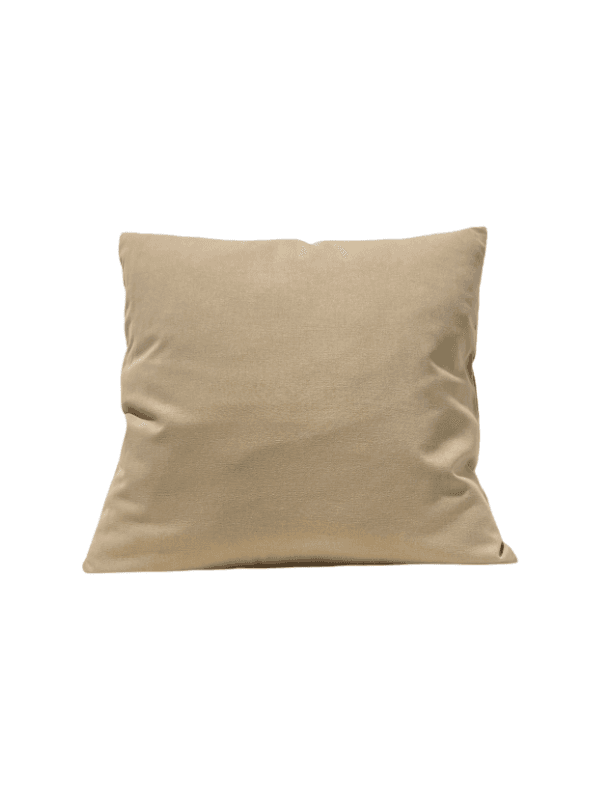 Coussin rempli de fibre Beige 45 x 45 cm