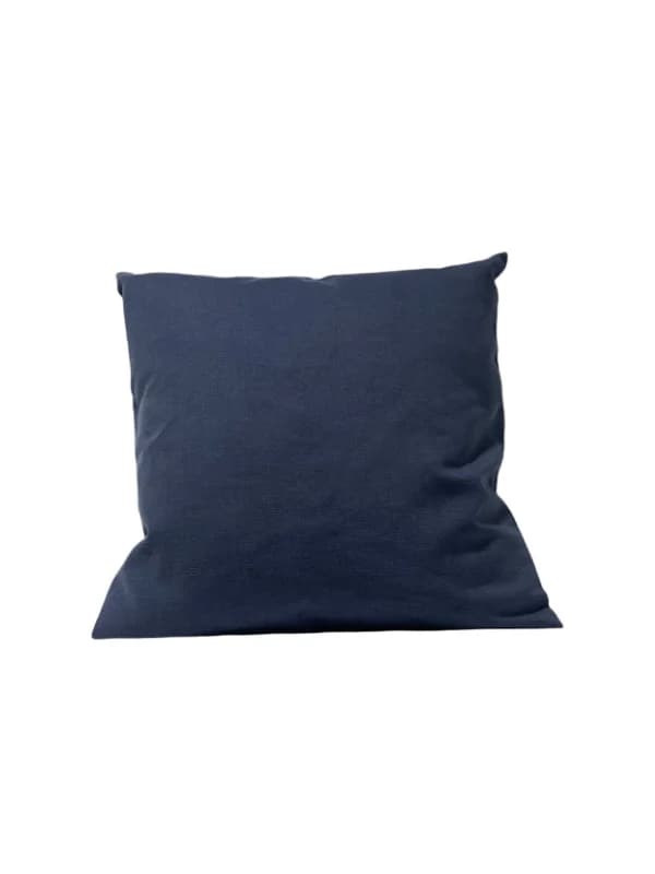 Coussin rempli de fibre bleu marine 45 x 45 cm