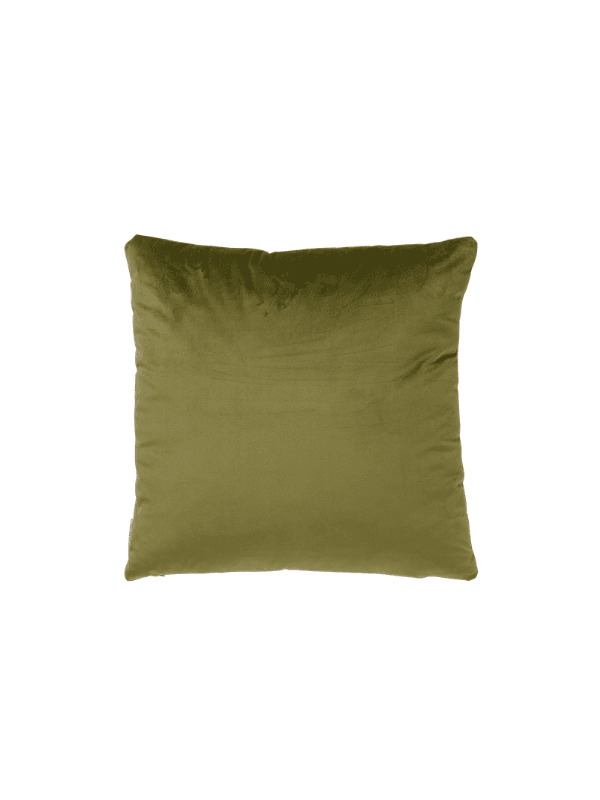 Coussin rempli de fibre 45x45cm vert olive