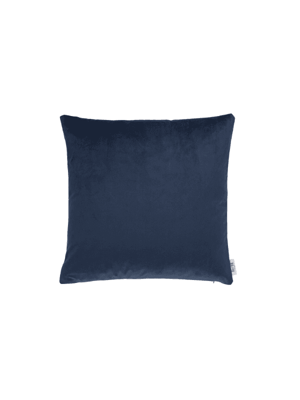 Coussin rempli de fibre 45×45 cm bleu nuit