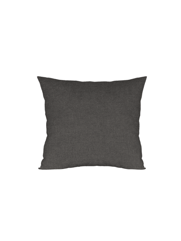 Coussin rempli de fibre 45x45cm anthracite