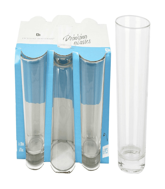 Set de 6 verres à boire 200 ml