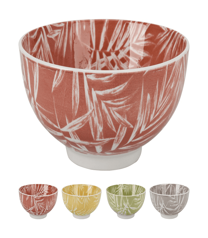 Bol en porcelaine 16cm 4 assorties