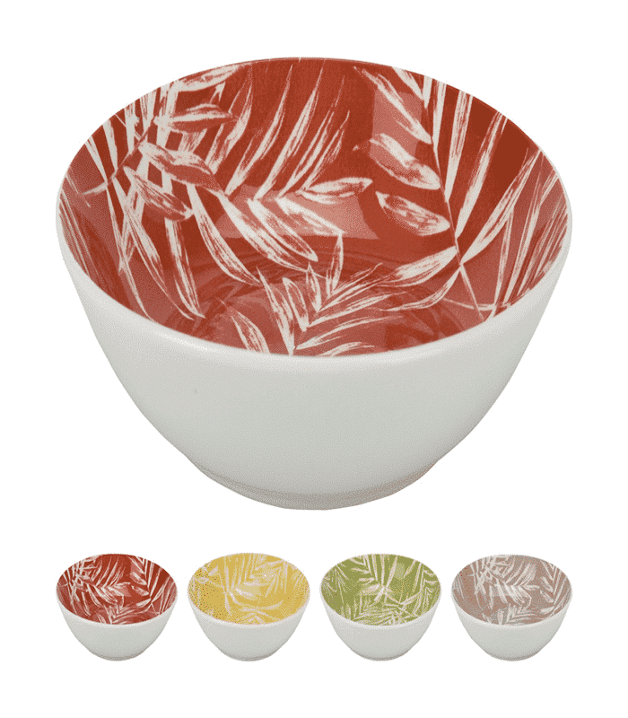 Assiette profonde 20cm 4 assorties