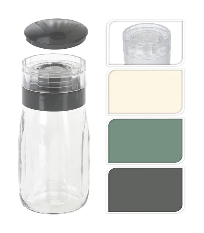 Moulin À Poivre En Verre 300Ml 4 Assortis