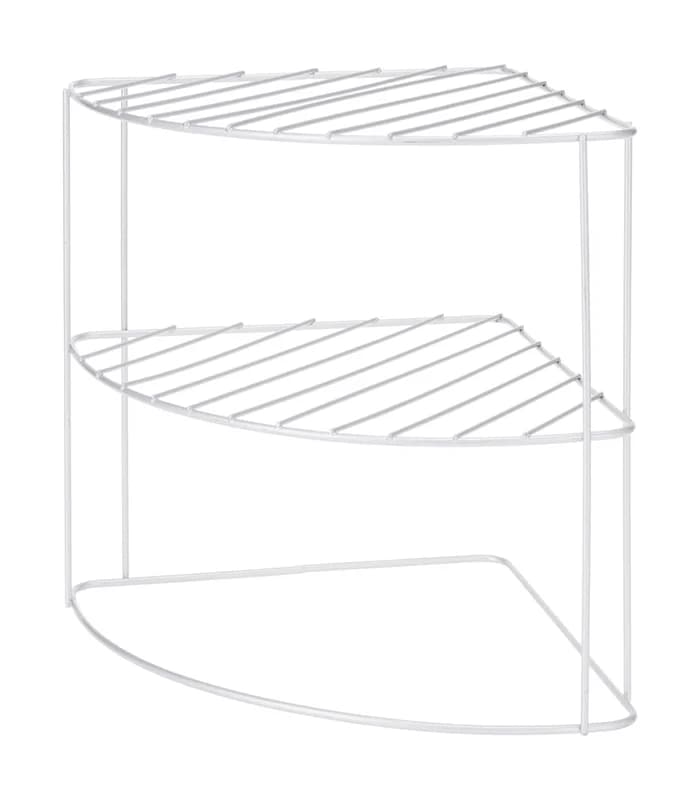 Étagère d'angle de cuisine en métal 23 x 23 x 21 cm
