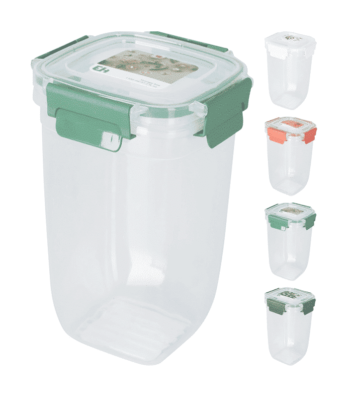 Boîte de rangement alimentaire 1100ml 4 assortis