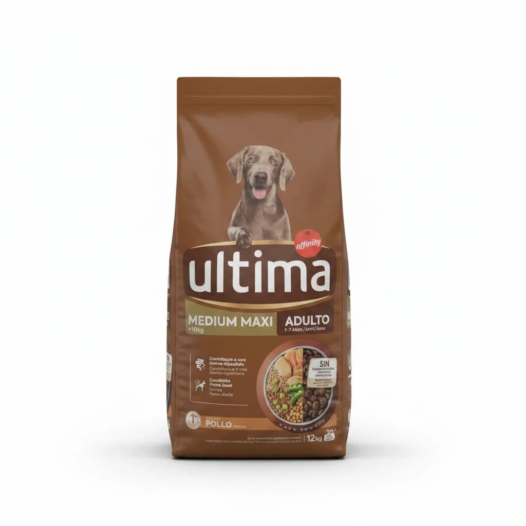 Ultima Dog Medium&maxi Adult Ck&rc 12 Kg