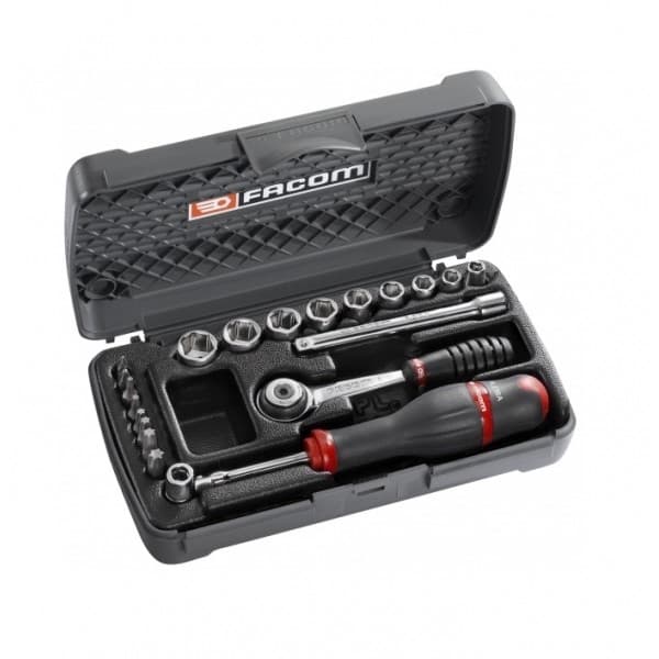 Coffret Douilles 1/4′ 6 Pans Métriques – R.3a Facom R.3a