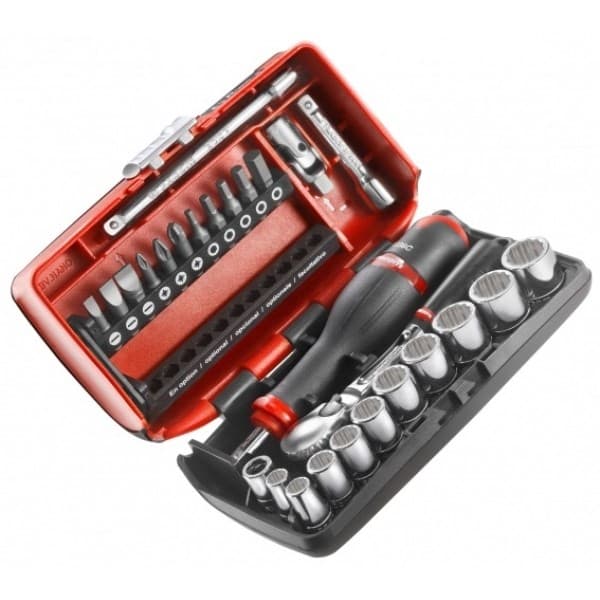 Coffret Douilles 1/4′ 12 Pans Métriques – Rl.nano112 Facom Rl.nano112