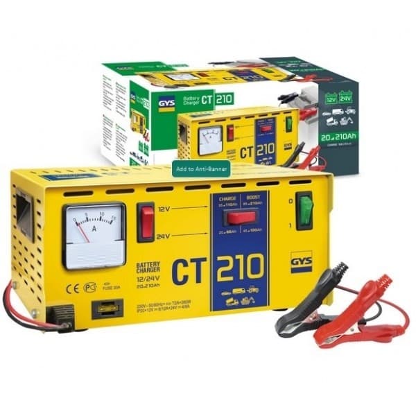 Chargeure batteries GYS tard TRAD. 12/24V