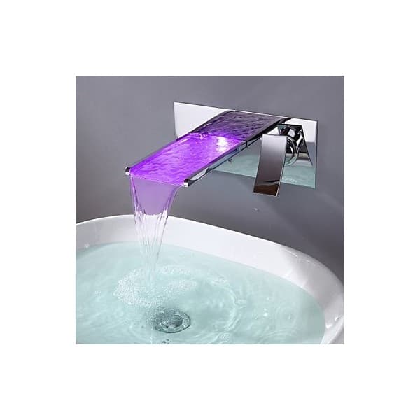 Mitigeur lavabo cascade LED 1070D