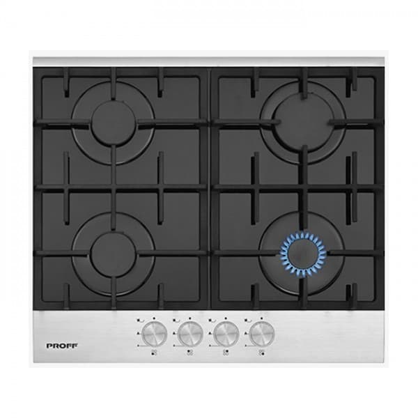 Plaque de cuisson PROFF Verre + Inox H6401 AGSB