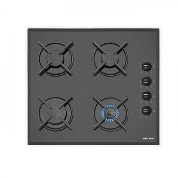 Plaque de cuisson PROFF Verre Gaz H6401 KGSSP