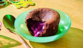 Moelleux cacao coeur coulant ube