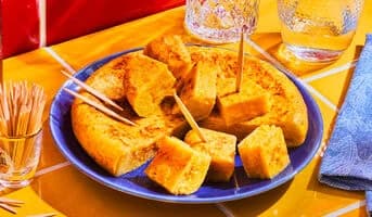 Tortilla aux oignons - Omelette espagnole