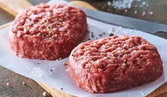 4 Biftecks hachés bio, pur boeuf, 15% M.G maximum