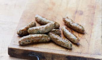 8 Mini-saucisses de veau à l'italienne