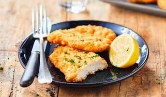 4 Escalopes de dinde à la viennoise
