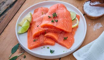 4 portions de filets de saumon atlantique, Norvège