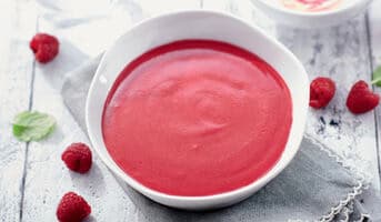 Coulis framboise, portionnable