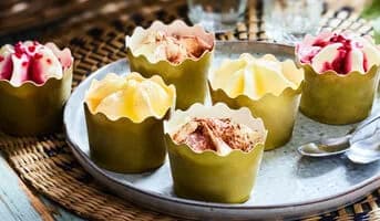 6 Timbales glacées à l'italienne