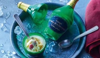 4 Coupes au marc de Champagne