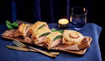 Saumon en croûte , 6 parts