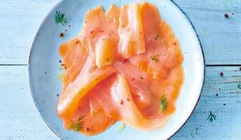 4 Tranches de saumon fumé bio