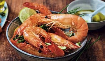 8 crevettes tropicales crues 'Gambas' Label R. ASC