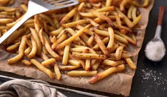 Frites cuisinées à la graisse de canard