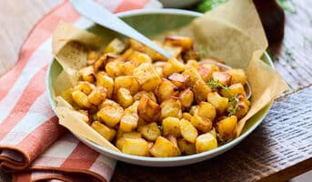 Pommes rissolées à la graisse de canard