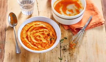 Purée de carotte, potiron, patate douce