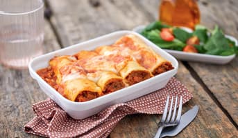 Cannelloni à la bolognaise