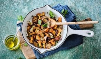 Champignons cuisinés à l'huile d'olive vierge 2,3%