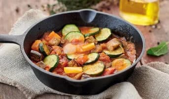 Ratatouille cuisinée bio, portionnable
