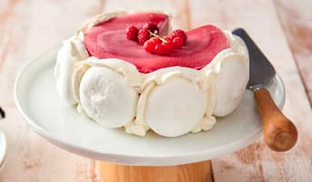 Vacherin vanille-framboise
