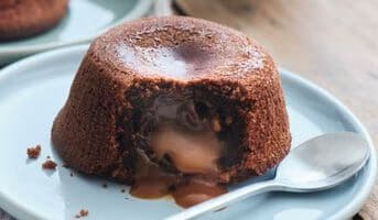 2 Moelleux chocolat caramel au beurre salé