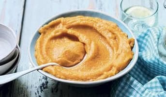 Purée de courge butternut, patate douce