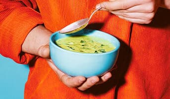 Velouté fève épinard cuisiné l'huile olive (5,3%)