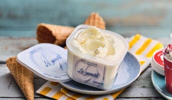 Glace Le yaourt